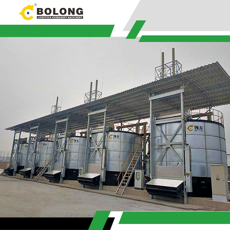 quite-running animal dung composting equipment